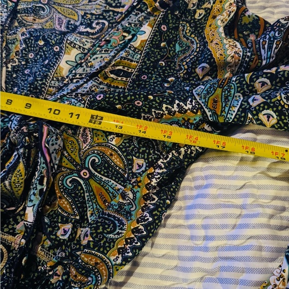 Bohemian Blue Paisley Romper - Picture 4 of 8